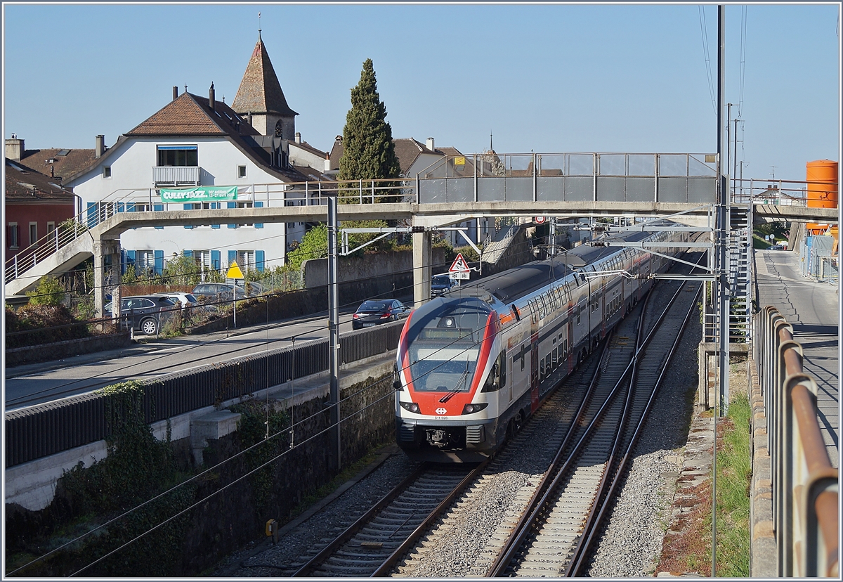 A SBB RABe 511 in Cully.
20.04.2018