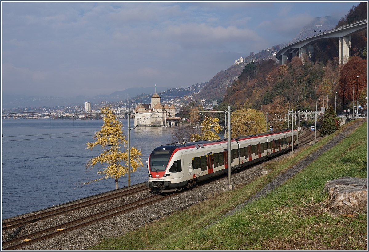 A SBB RABe 523 by Villeneuve. 

20.11.2018