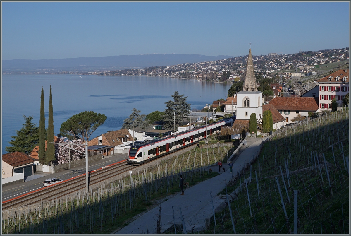 A SBB RABe 523 by Villette VD on the way to Aigle. 

01.04.2021