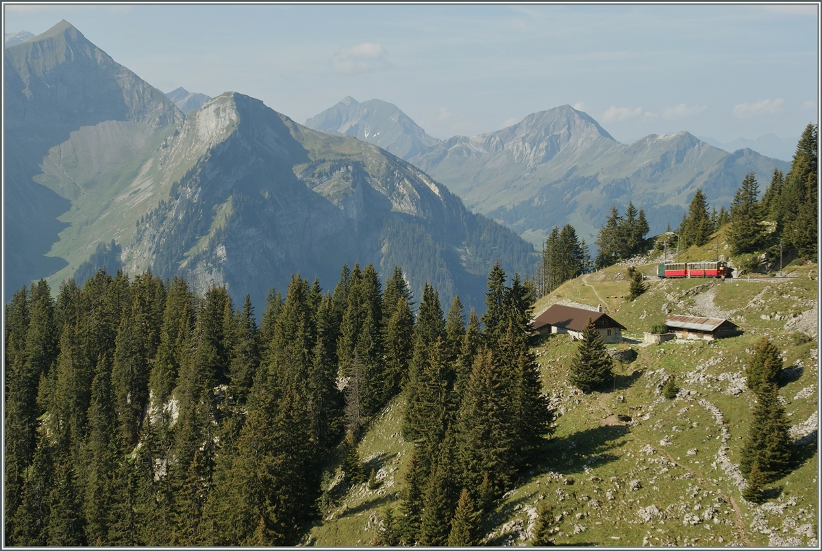 A SPB train between Breitlauenen and Schynige Platte.
10.09.2012