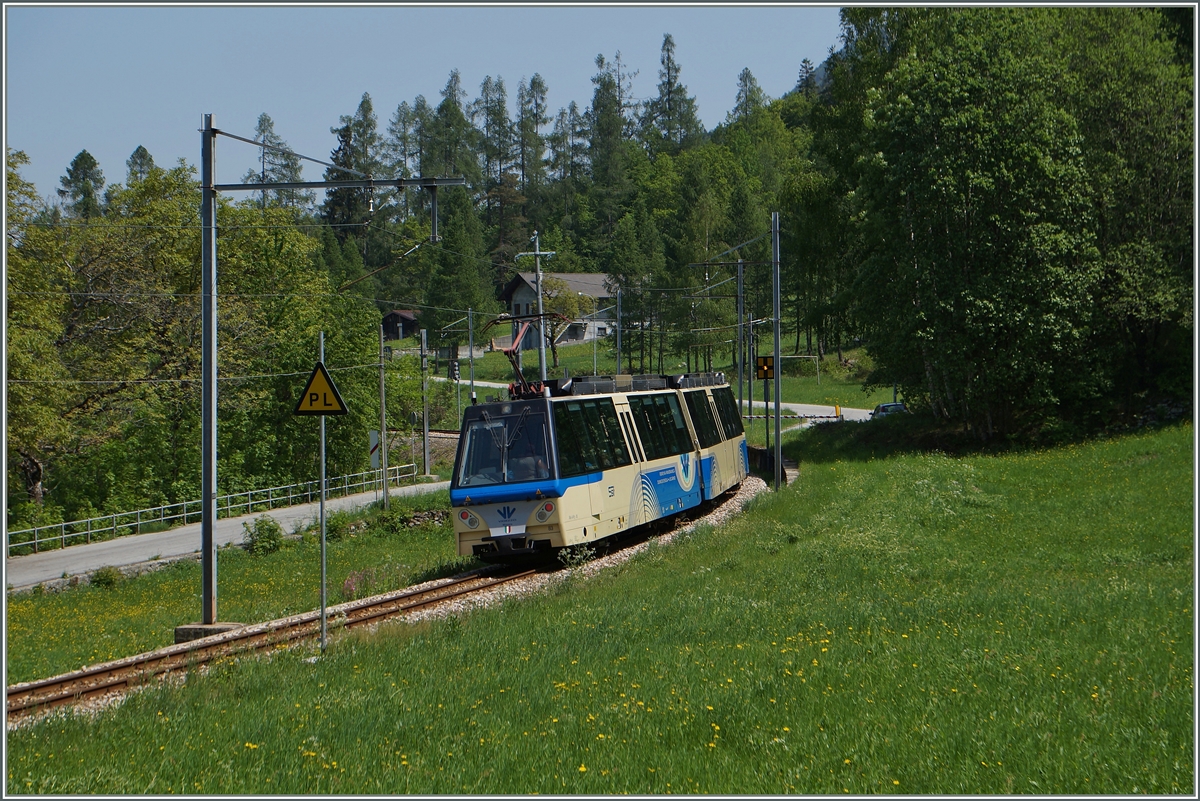 A SSIF Treno Panoramico near Gagnone-Orcesco.
13.05.2015