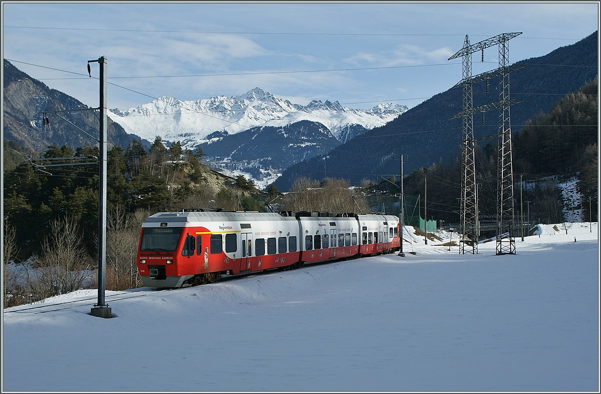 A TMR Nina near Sembrrancher. 27. 01.2013