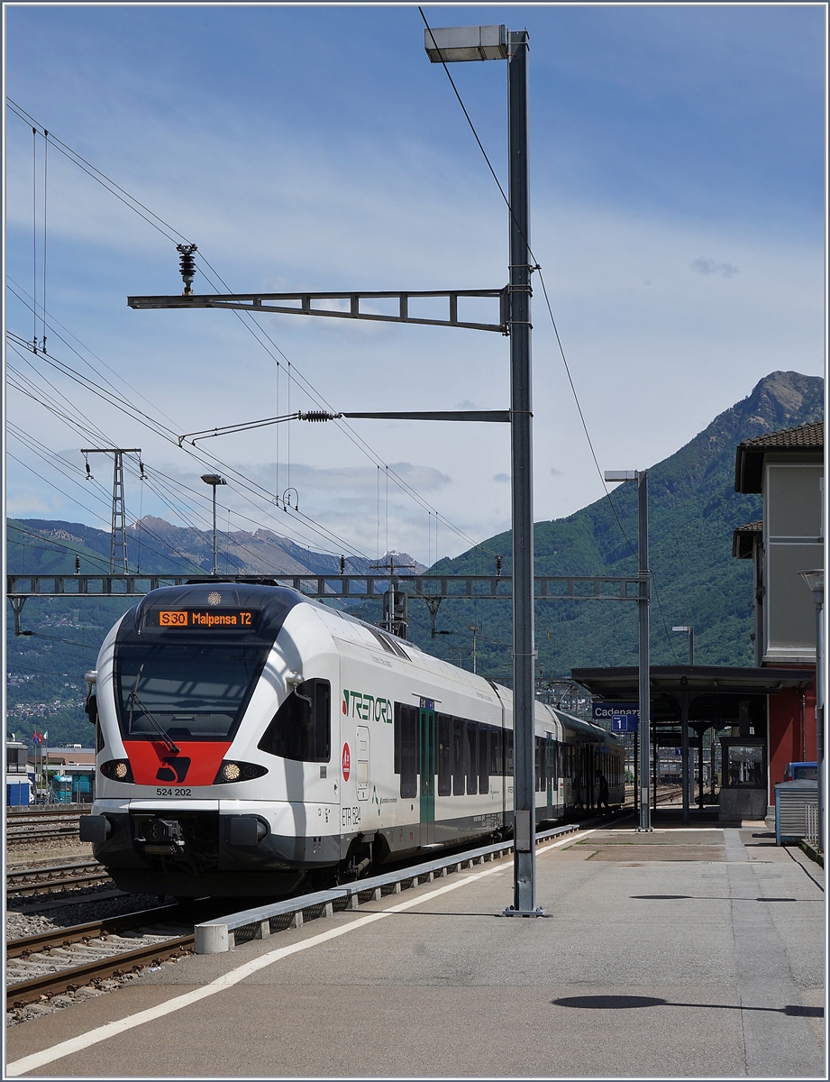 A Trennord ETR 524 in Cadenazzo.
20.05.2017