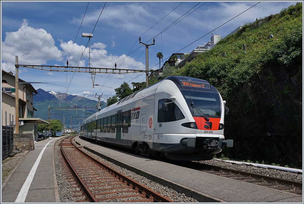 A Trennord ETR 524 in  S Nazzaro.
20.05.2017