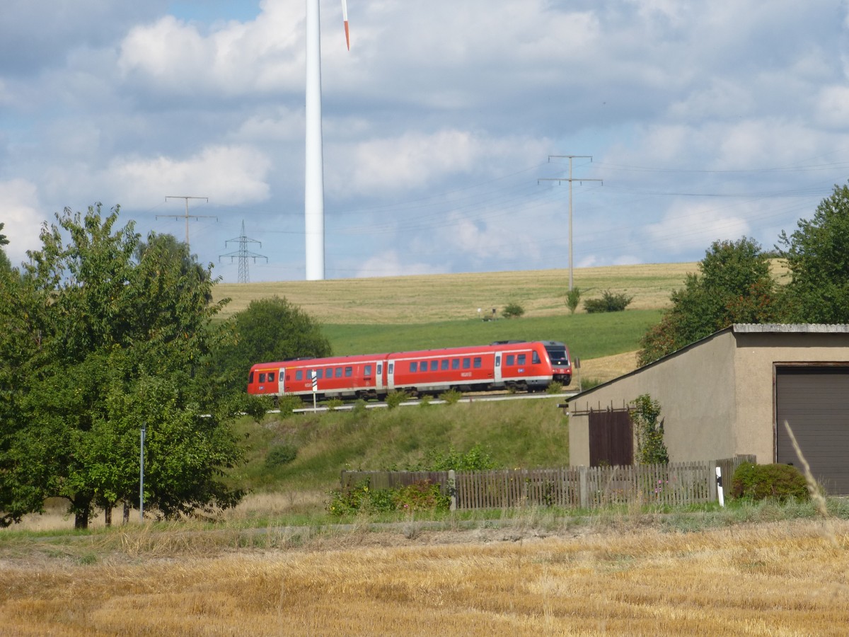 A VT 612 is driving in Fattigau on September 4th 2013.