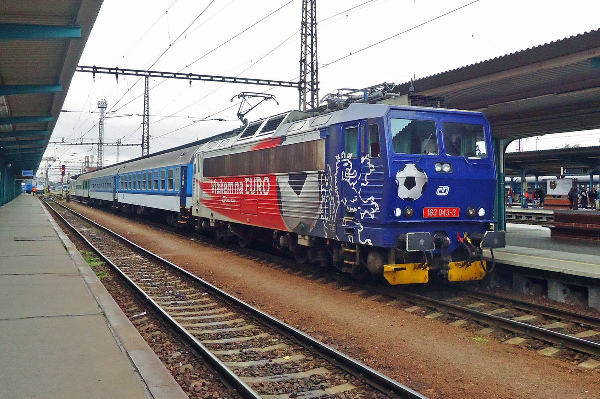 A year after UEFA-2012, CD 163 043 still advertises that soccer tournament at Pardubice on 4 June 2013.
