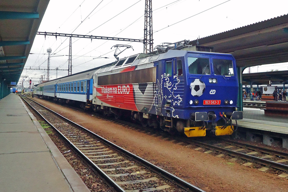 A year after UEFA-2012, CD 163 043 still advertises that soccer tournament at Pardubice on 4 June 2013.