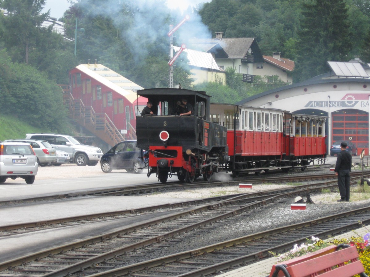 Achenseebahn No #3  Georg  at Jernach. August 2012.