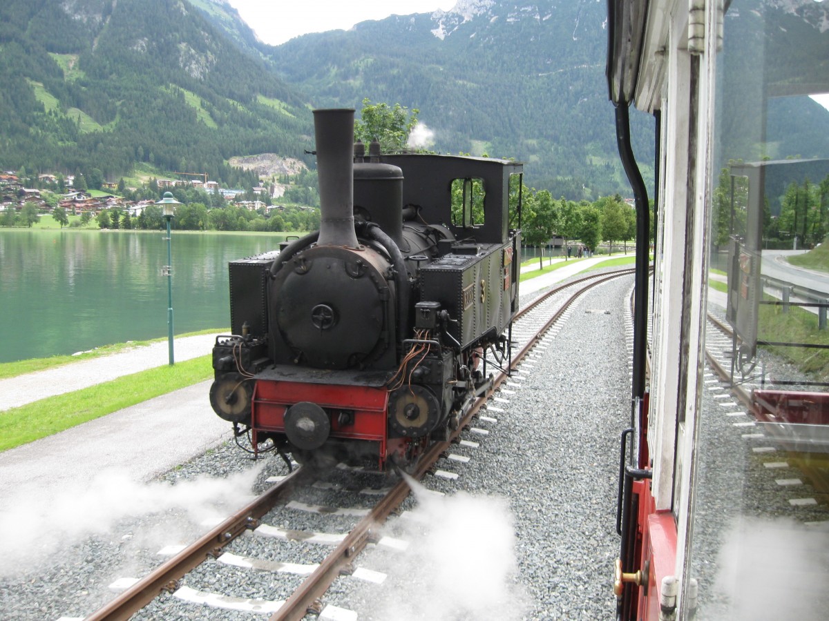 Achenseebahn no 3  Georg  at Achensee, August 2012.