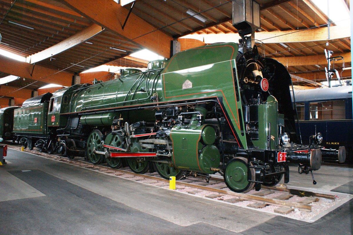 'Americaine' 141R-1187 stands in the Cité du Train in Mulhouse and was photographed on 24 September 2010.