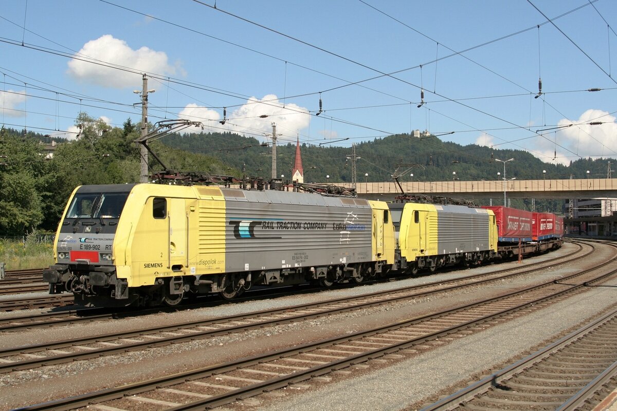 And we have a winner: on 1 July 2013 Lokomotion 189 902 enters Kufstein with a Winner Expedition intermodal freight toward Brennero.
