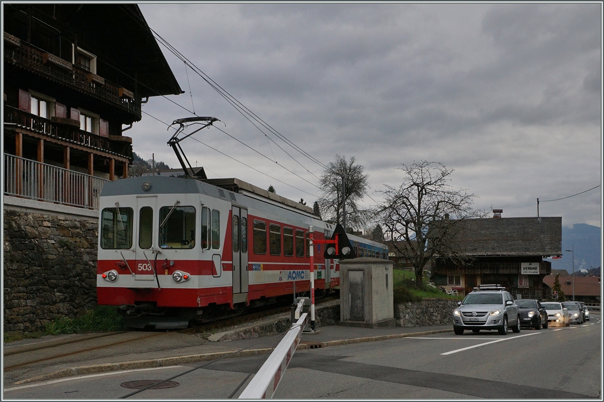 AOMC local train near Troisatorrents.
07.04.2016