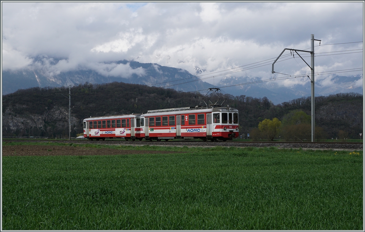 AOMC local train near Villy.
07.04.2016