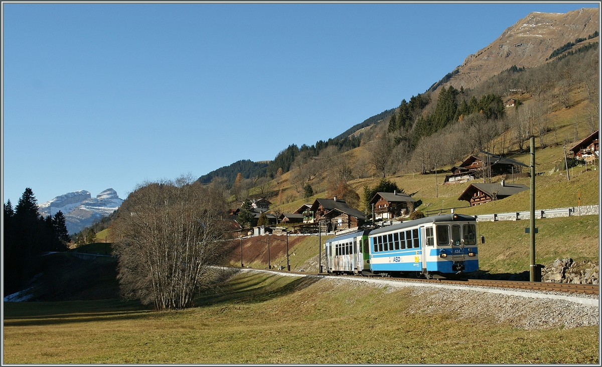 ASD local train near Les Diablerts.
20.11.2012
