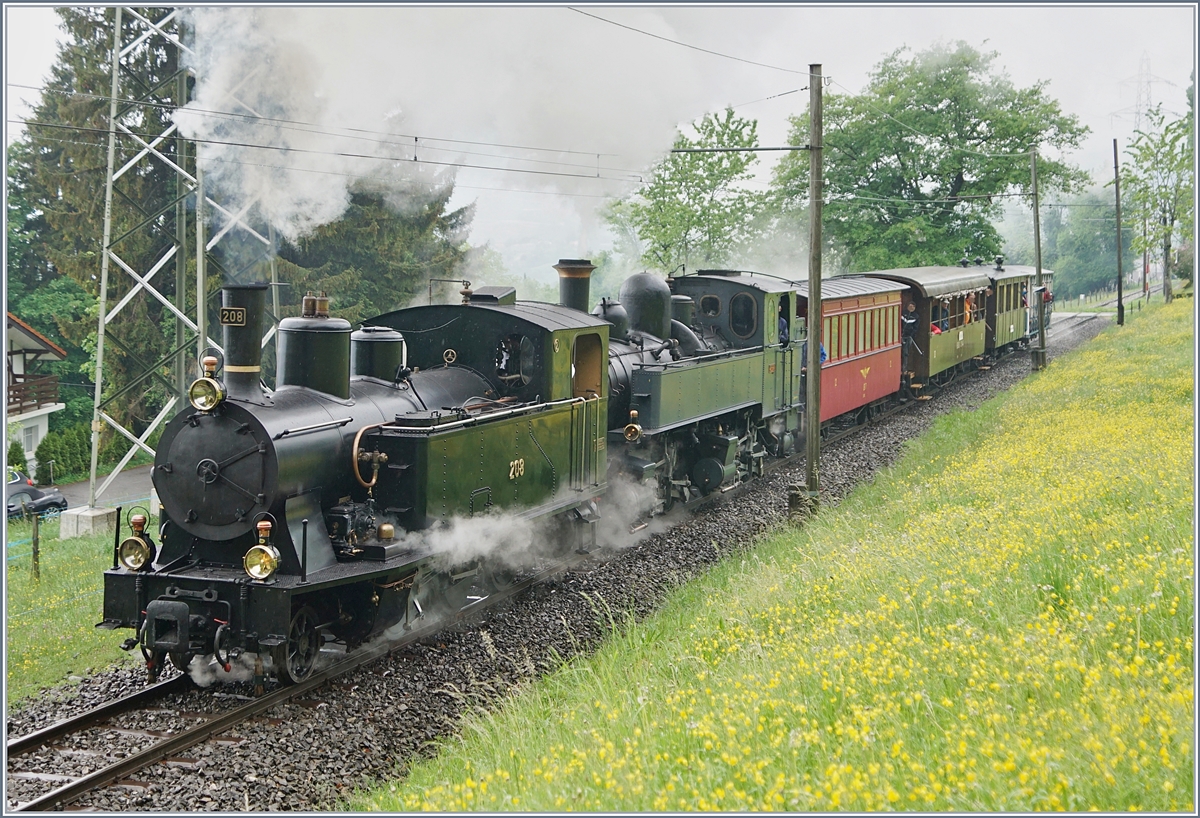 B-C Mega Steam Festival: The SBB G 3/4 208 (BDB Dampfban Ballenberg) by Chaulin.
10.05.2018