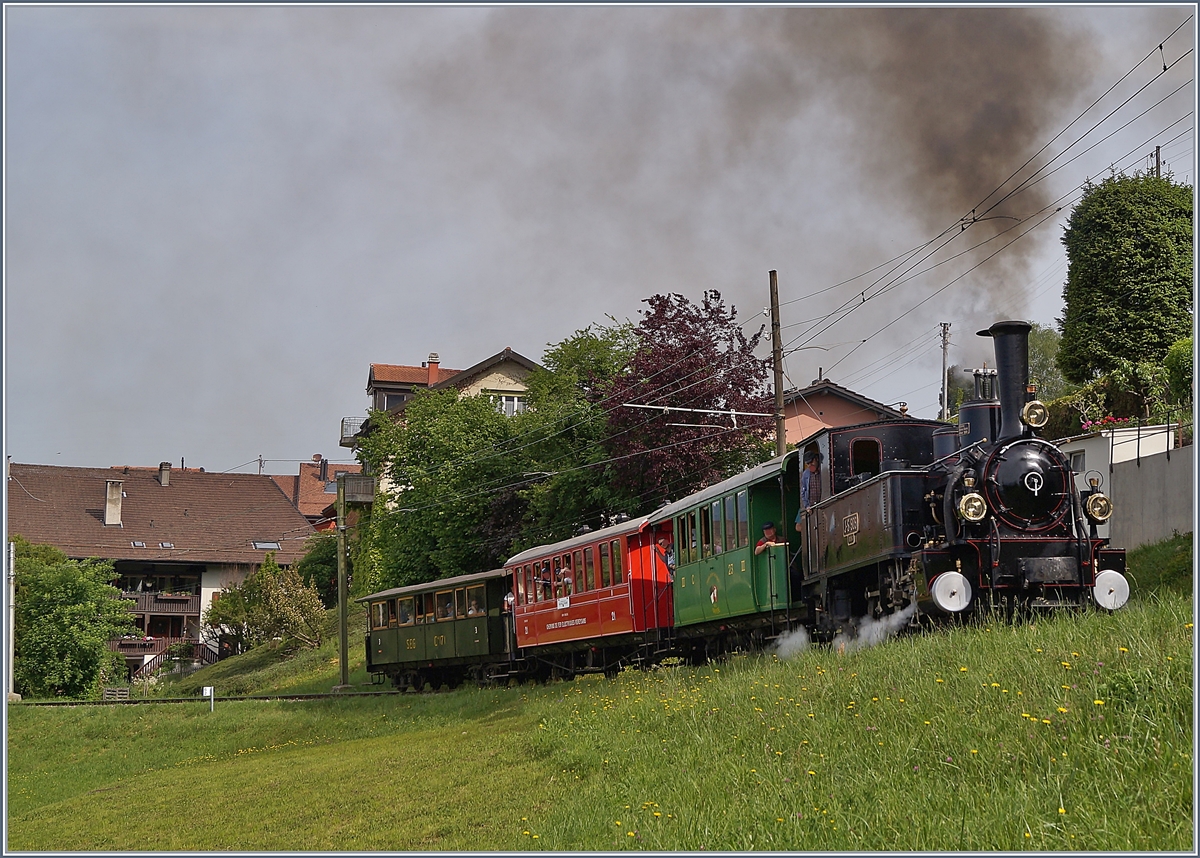 B-C Mega Steam Festival: The JS/BAM G 3/3 N°6 by Blonay.
12.05.2018