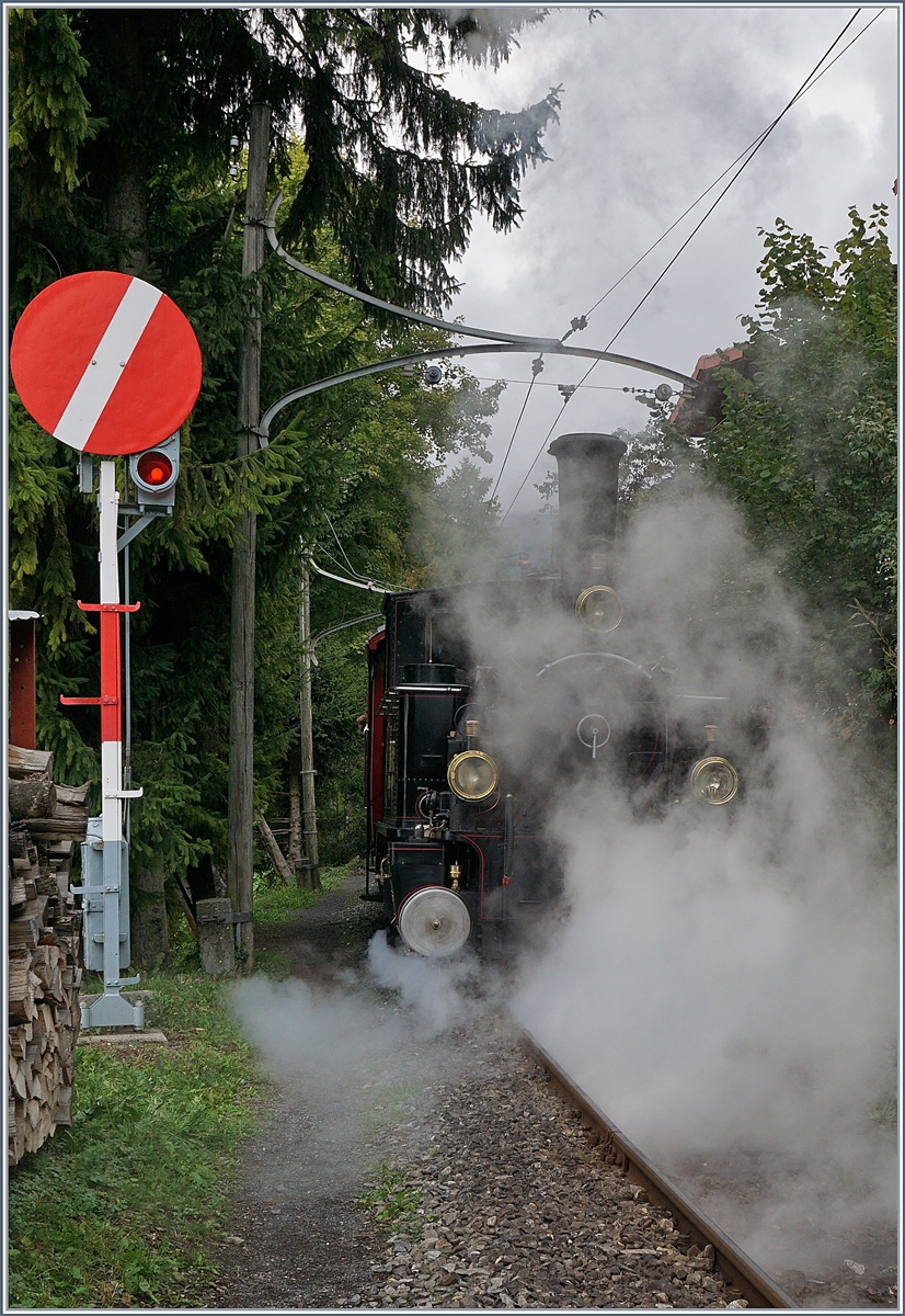 Belle Epoques Days by the Blonay Chamby: G 3/3 N° 6 in Chaulin.
17.9.2017