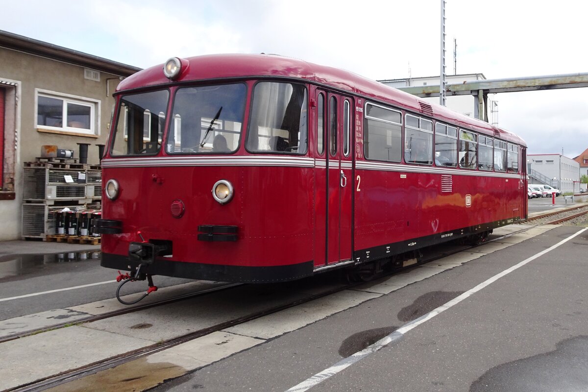 Berliner Eisenbahnfreunde 795 396 stands at the Bw Seddin during an Open Day on 17 September 2022.