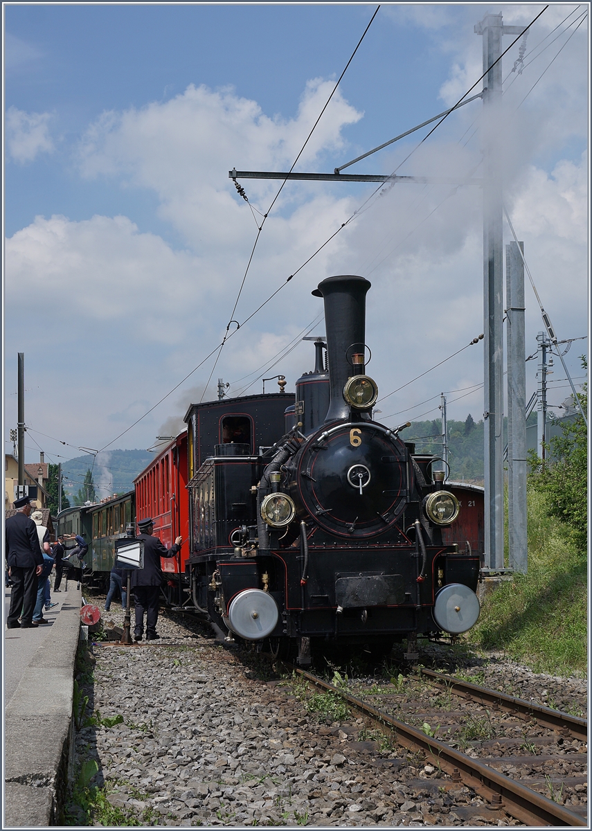 Blonay Chamby Mega Steam Festival: The JS909/BAM 6 1901 G 3/3 in Blonay.

19.05.2018 