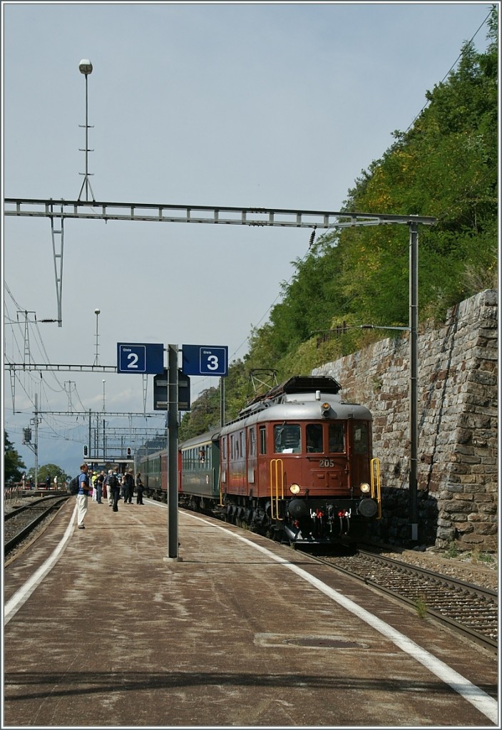 BLS Ae 6/8 205 in Hohtenn.
07.09.2013