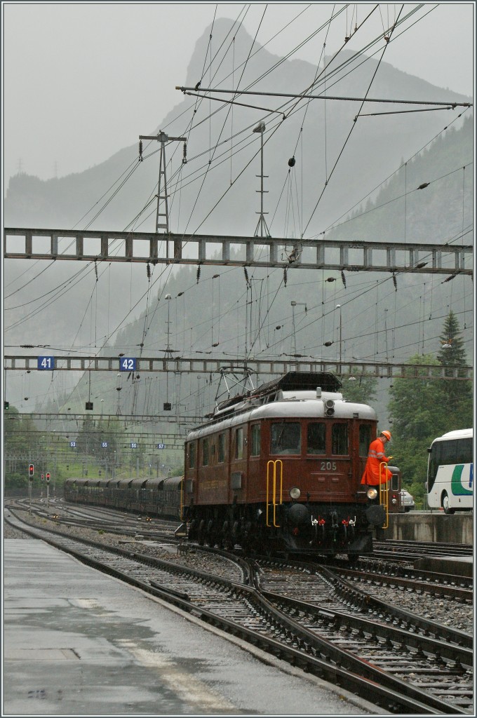 BLS Ae 6/8 205 in Kandersteg.
29.06.2013