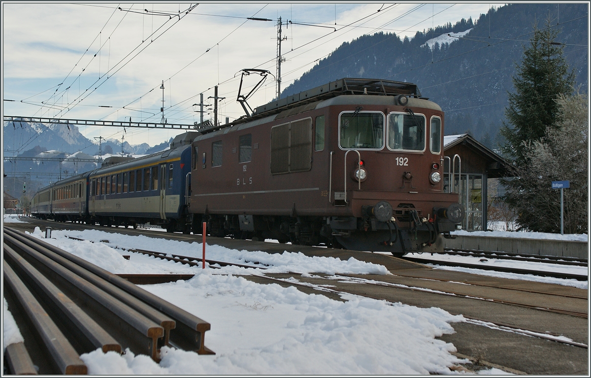 BLS Re 4/4 with a RE to Interlaken in Boltigen.
05.12.2013