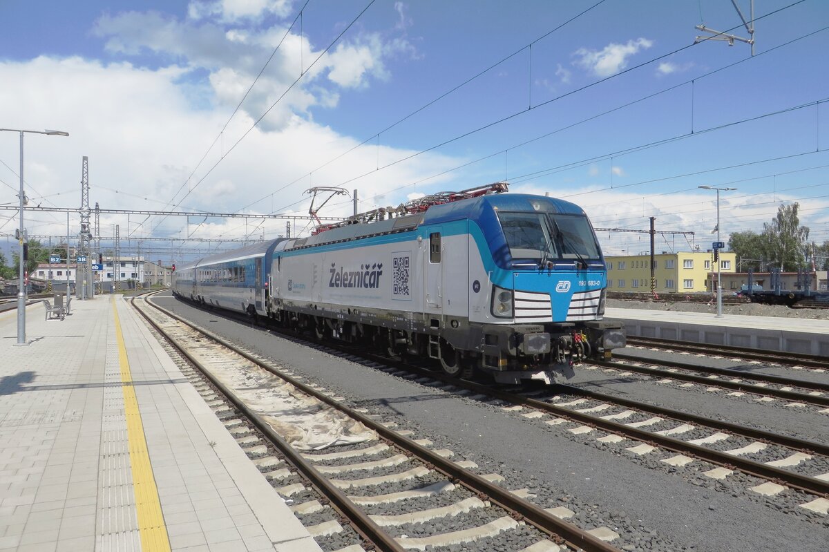 CD 193 683 enters Cheb on 12 June 2022.