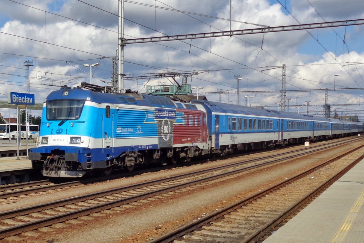 CD 380 013 ends her journey in Breclav on 20 September 2018.
