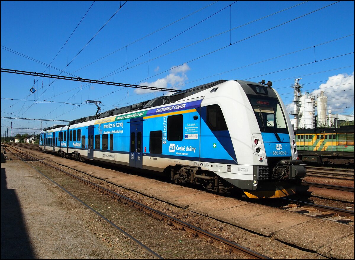 CD 650 002-9 on 09/11/21 Protivín main station.