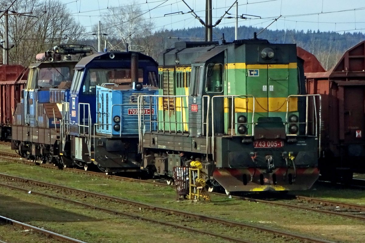 CD 743 005 stands at Protivin on 22 February 2020.