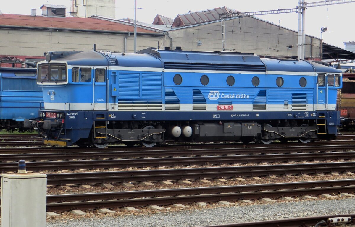 CD 750 713 stands stabled at Breclav on 26 August 2021.
