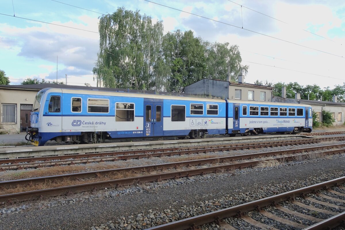 CD 814/914 036 stands in Hranice nad Morave on 21 June 2022.