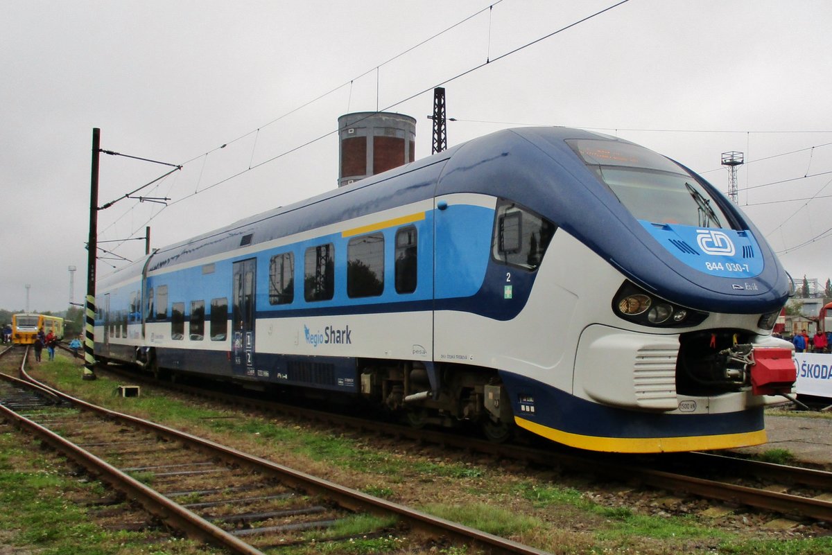 CD 844 030 stands at the works in Ceska Trebova during an Open Weekend on 24 September 2017.