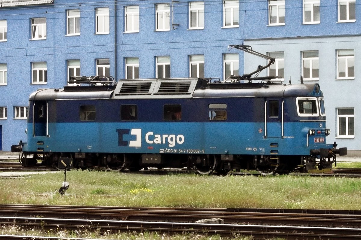 CD Cargo 130 002 stands at Ostrava hl.n. on 26 May 2015.