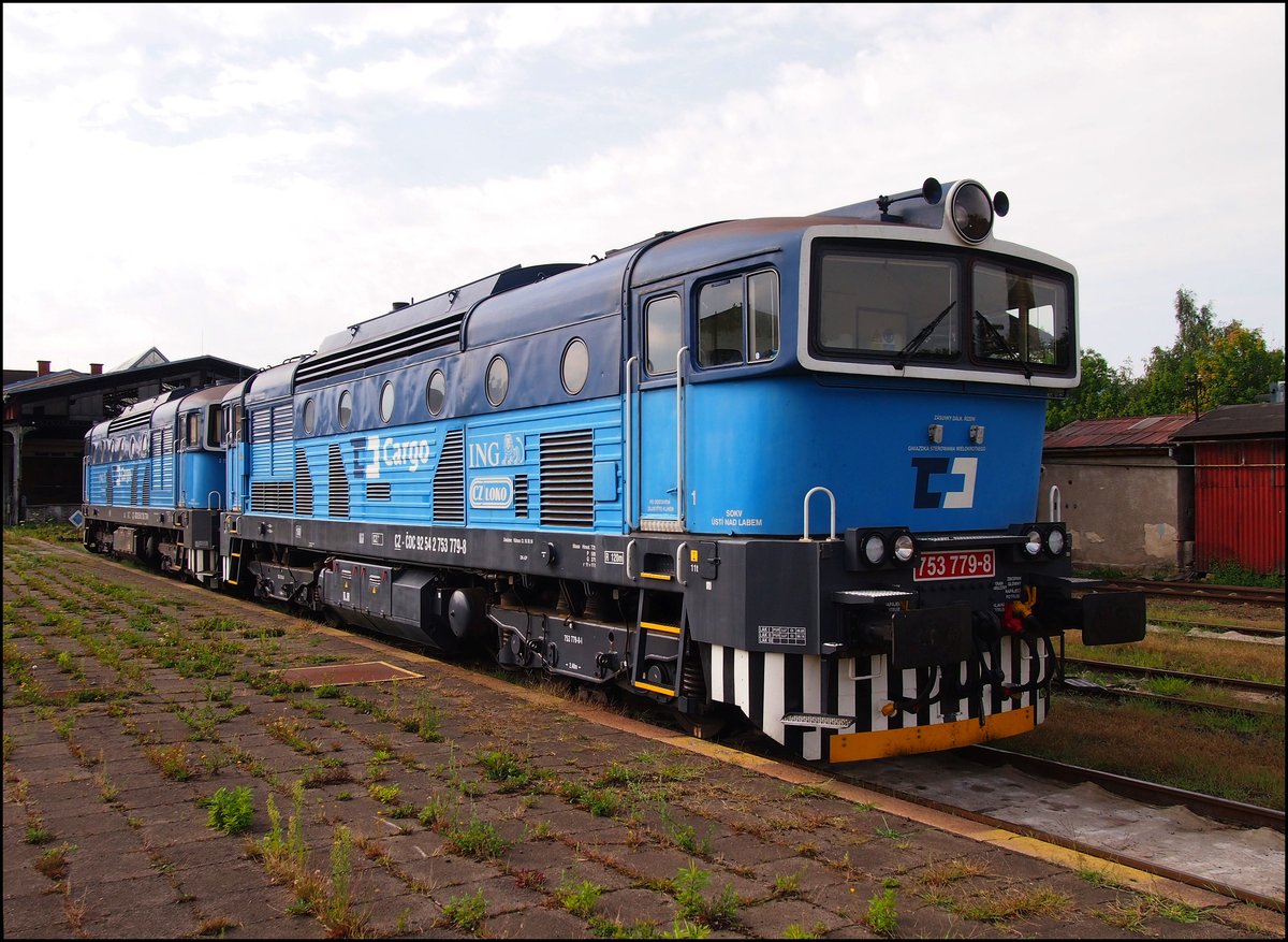 CD Cargo 753 779-8 in station Liberec on 30. 7. 2018. 