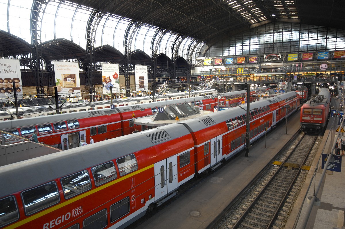Central Station in Hamburg.

Date: 8. June 2014.