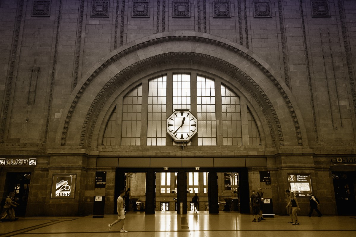 Central Station in Leipzig.

Date: 8. June 2014.