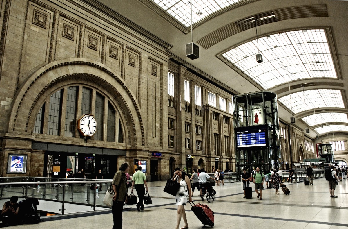 Central Station in Leipzig.

Date: 8. June 2014.