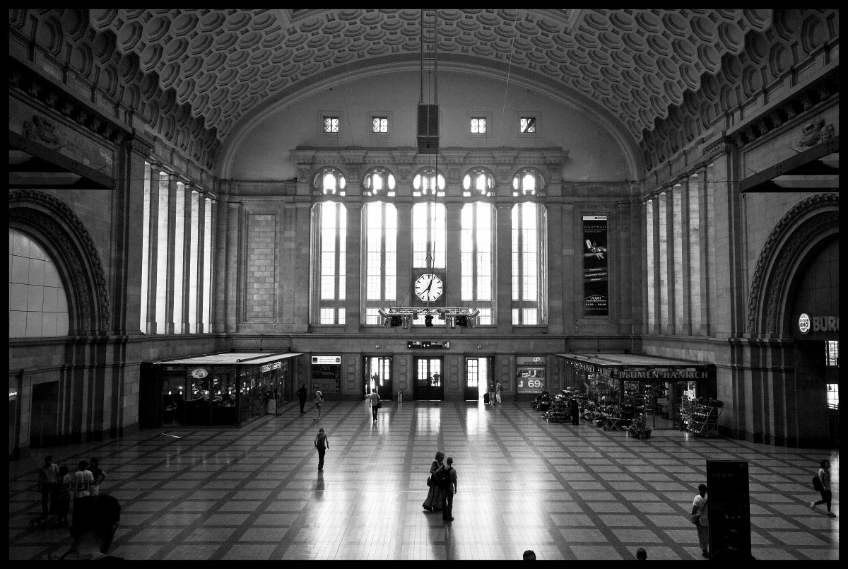 Central Station in Leipzig.

Date: 8. June 2014.