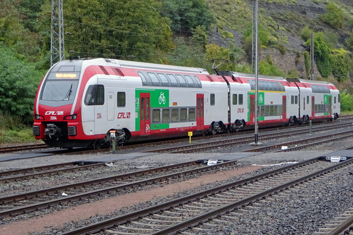 CFL 2304 is stabled at Cochem on 23 September 2019.