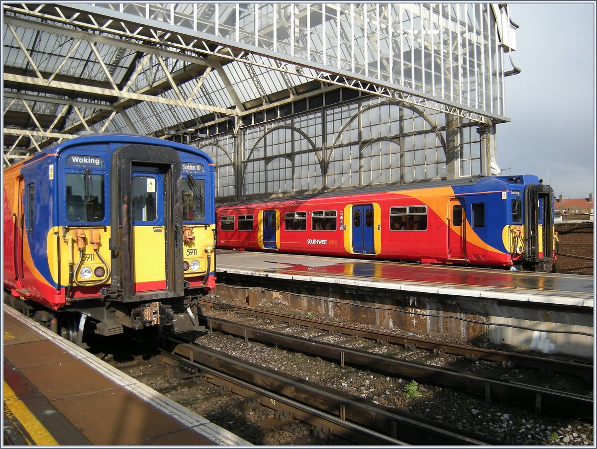 Class 455 South West Trains in the London Waterloo Station.
14.04.2008