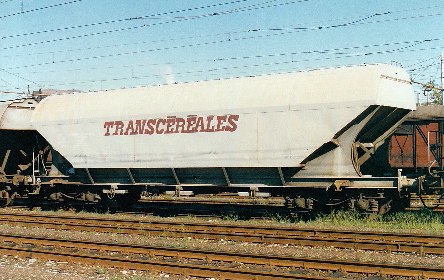 Covered Hopper Wagon for grain SNCB Transcereales in Milano, Sept. 1994