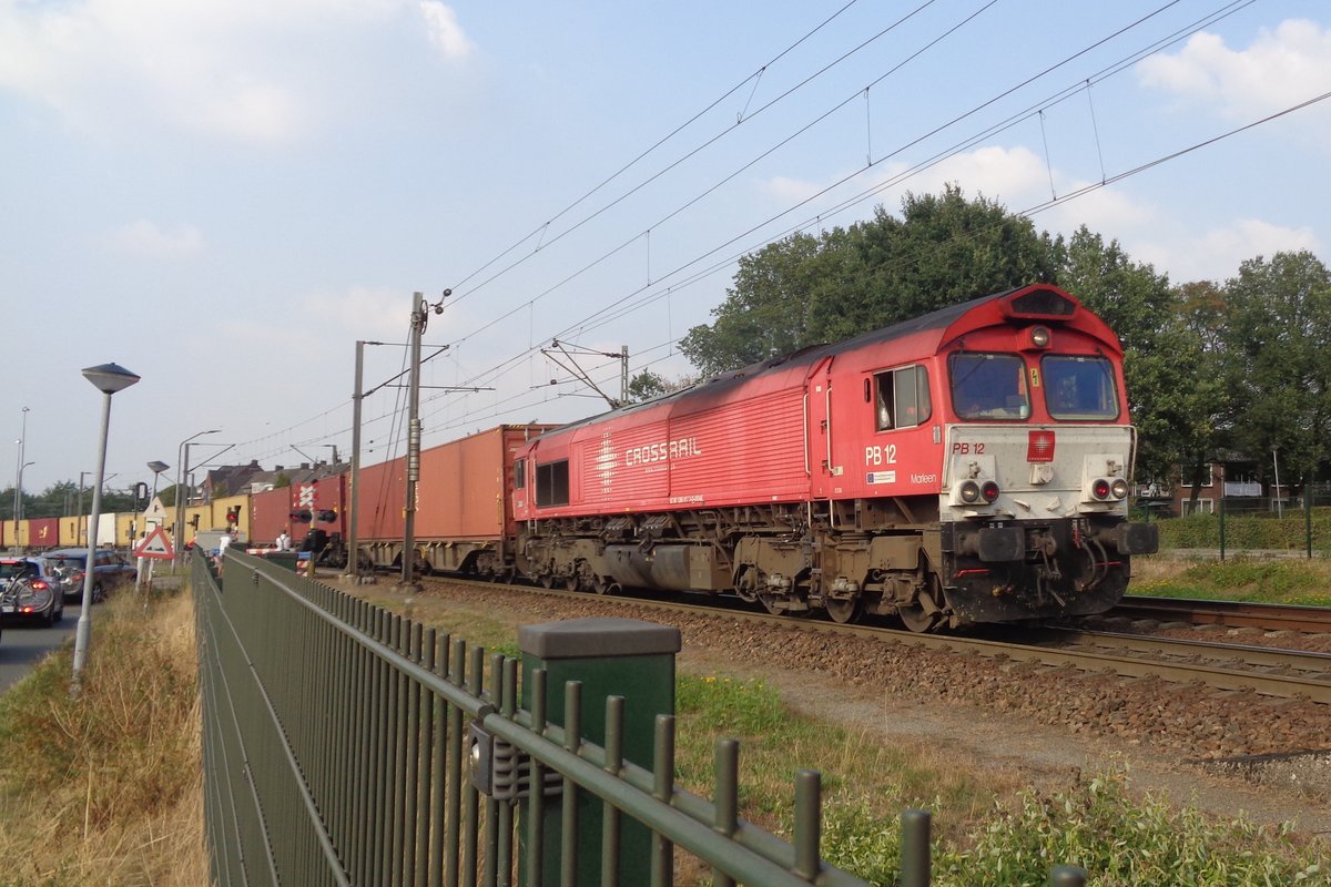 CrossRail PB12 climbs the ramp at Venlo Vierpaardjes on 18 March 2018.