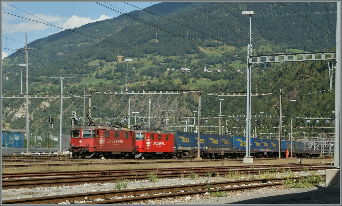 Crossrail Re 4/4 III in Brig.
29.08.2013