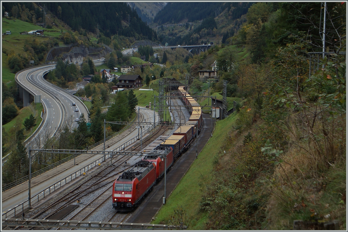 DB  185 with the  Winner-  Cargo Train by Wassen. 
10.10.2014