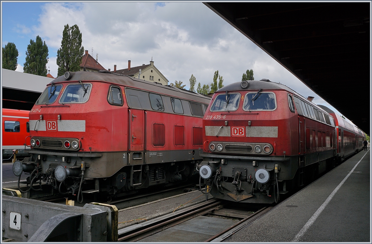 DB 218 417-4 and 218 435-6 in Lindau Hbf.

24.09.2018