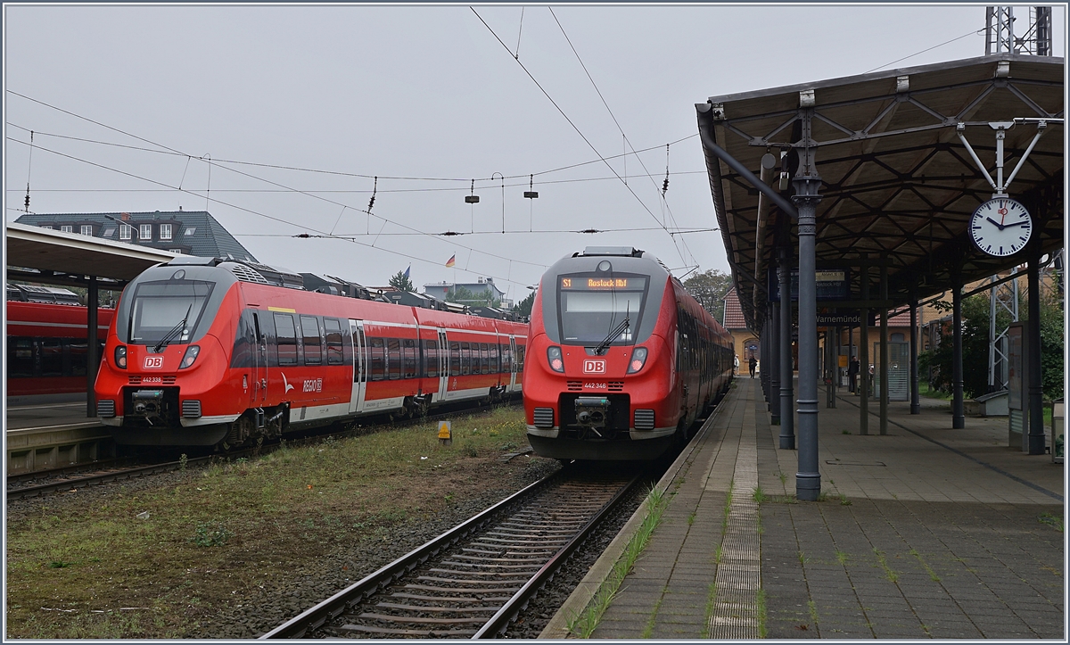 DB ET 442 in Warnemünde.
27.09.2017