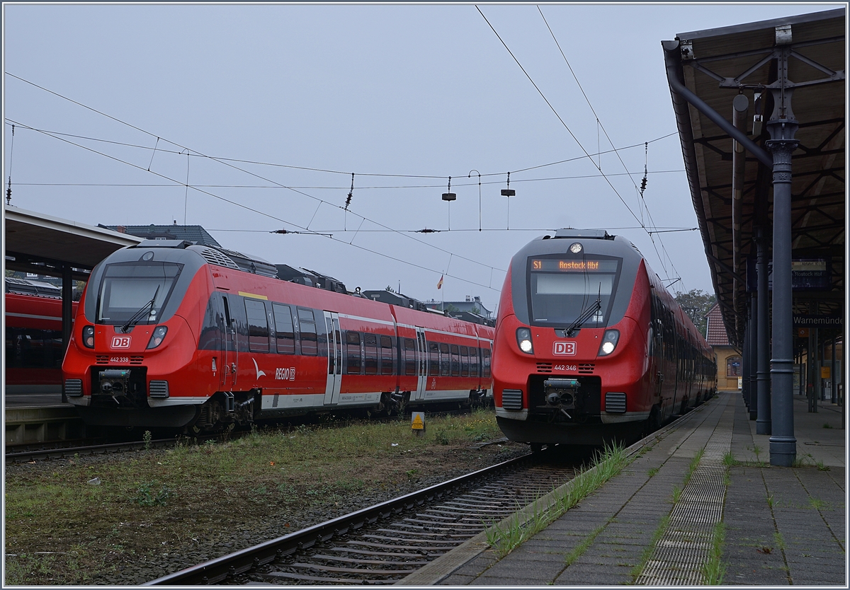 DB ET 442 in Warnemünde.
27.09.2017