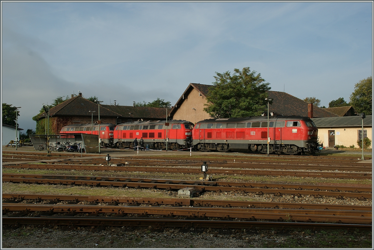 DB V 218 Loks in Lindau.
22.09.2011