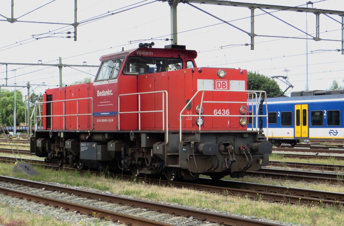 DBRN 6436 stands at Roosendaal on 14 July 2022. 